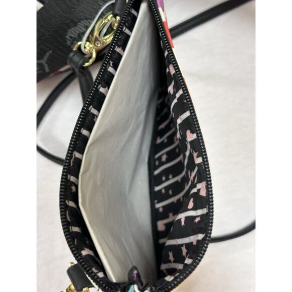 NWOT BETSEY JOHNSON Polka Dot Weekender W/Small Purse Travel Luggage Duffel - Picture 10 of 13